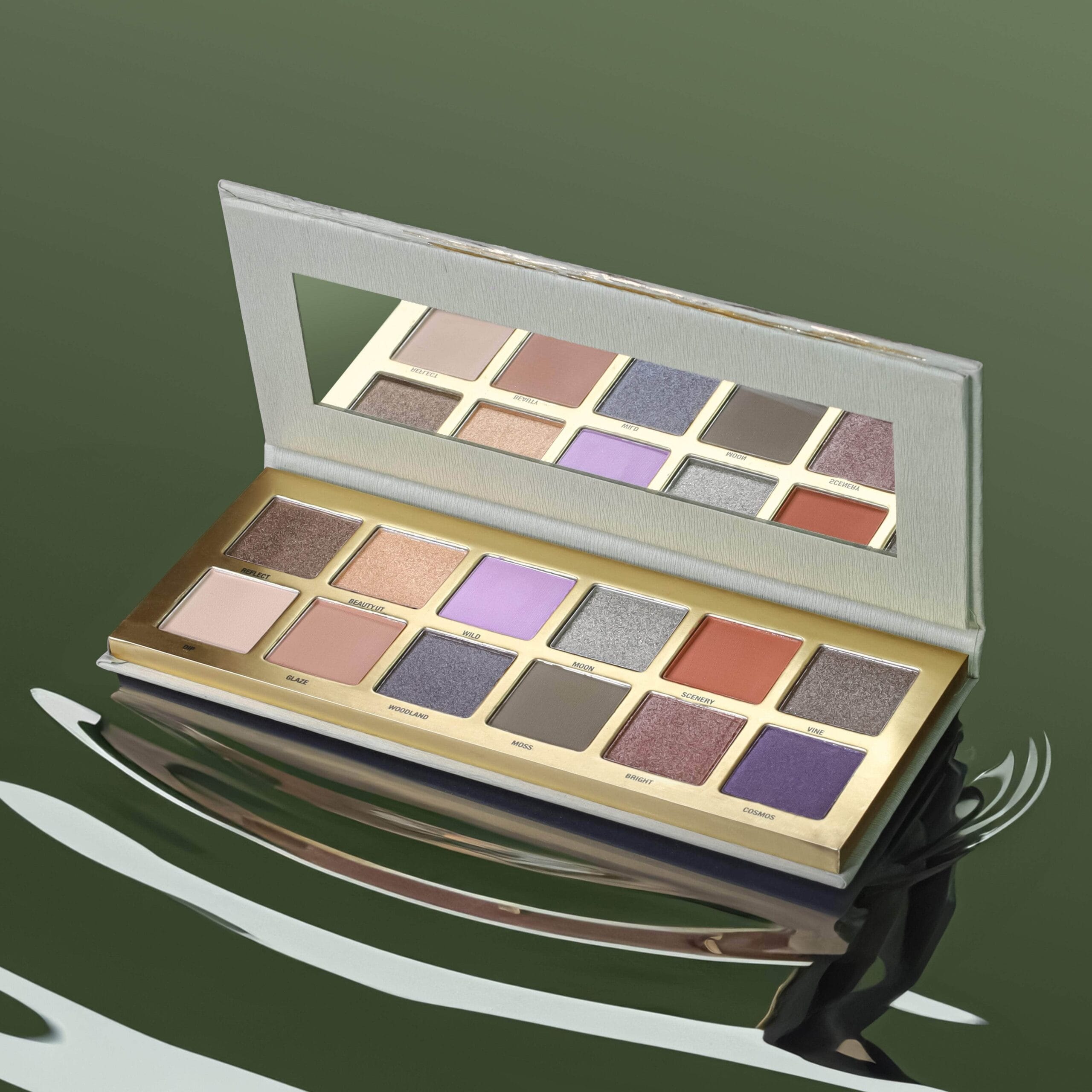 Paleta de Farduri de Ochi W7 Moonglade – 12 Nuanțe Pământii - imagine 3
