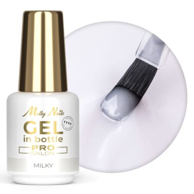 Gel in Bottle Molly Nails Pro Salon Milky HEMA/Di-HEMA Free 15g