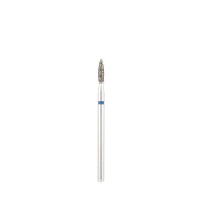 Divinity Diamond bit "flame" sharp blue, L- 8,0 mm, Ø2,1 mm