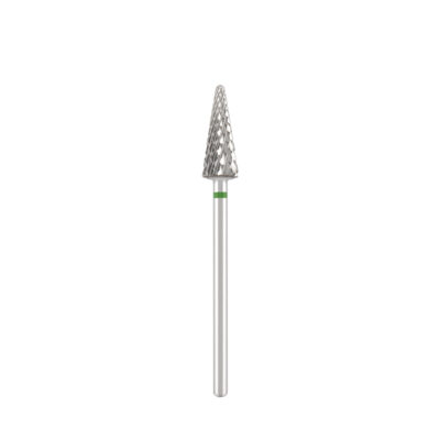 Divinity Tungsten carbide bit "cone", green, L-13,0 mm, Ø6,0 mm