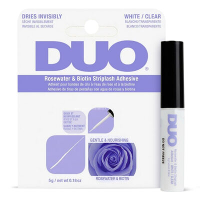 DUO Rosewater & Biotin Striplash Adhesive Clear – 5g