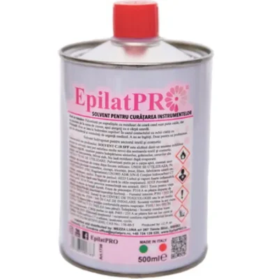 EpilatPro Solvent pentru curățarea instrumentelor și a suprafețelor cu ceară – 500ml