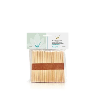 Set Spatule din lemn Face Medium – ItalWax Monouso, 100 buc.