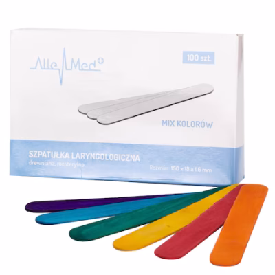 Set 100 Spatule Colorate pentru Epilare cu Ceară – ALLEMED