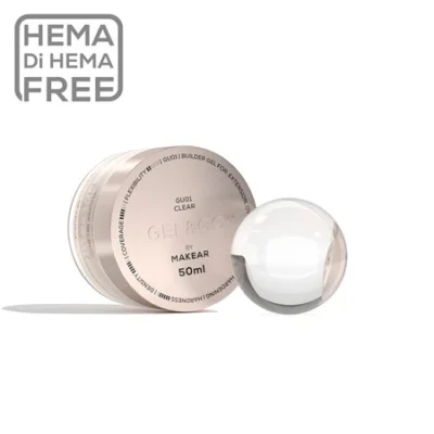 makear builder gel gu 01 15 ml clear