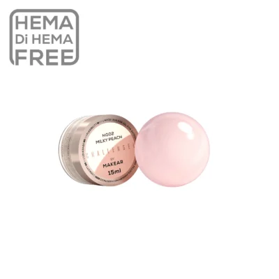 makear builder gel hg02 15 ml milky peach